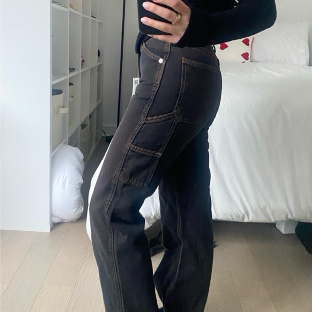 Zara acid wash jeans